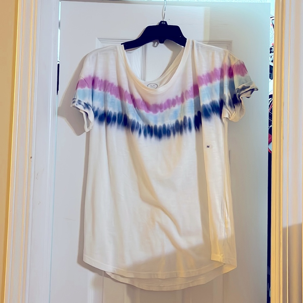 Tie-dyed T-shirt, size medium, 60%, cotton, 40% rayon 24/7 by Maurices..